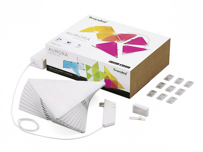 Nanoleaf Aurora Smarter Kit. Умная система освещения
